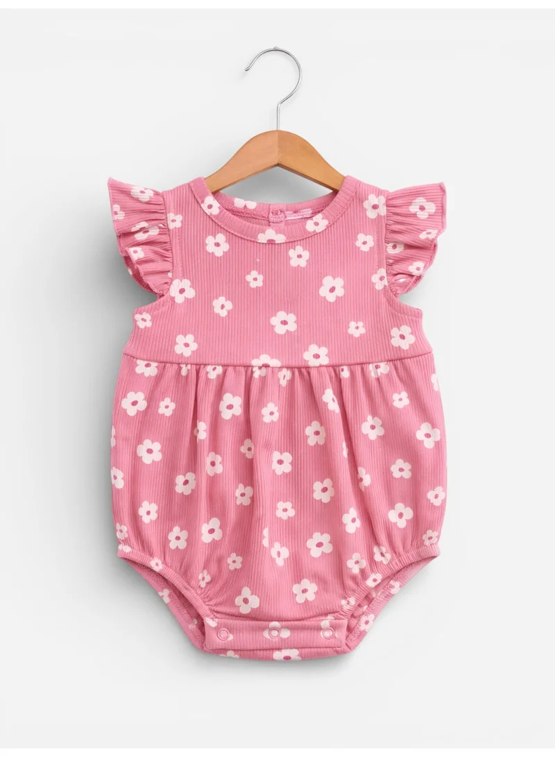Victor And Jane Pack Of 3 Baby Girls Floral Sleeveless Romper – Pack of 3 (Soft Pink & Neutral Tones) for Women | Best Price UAE